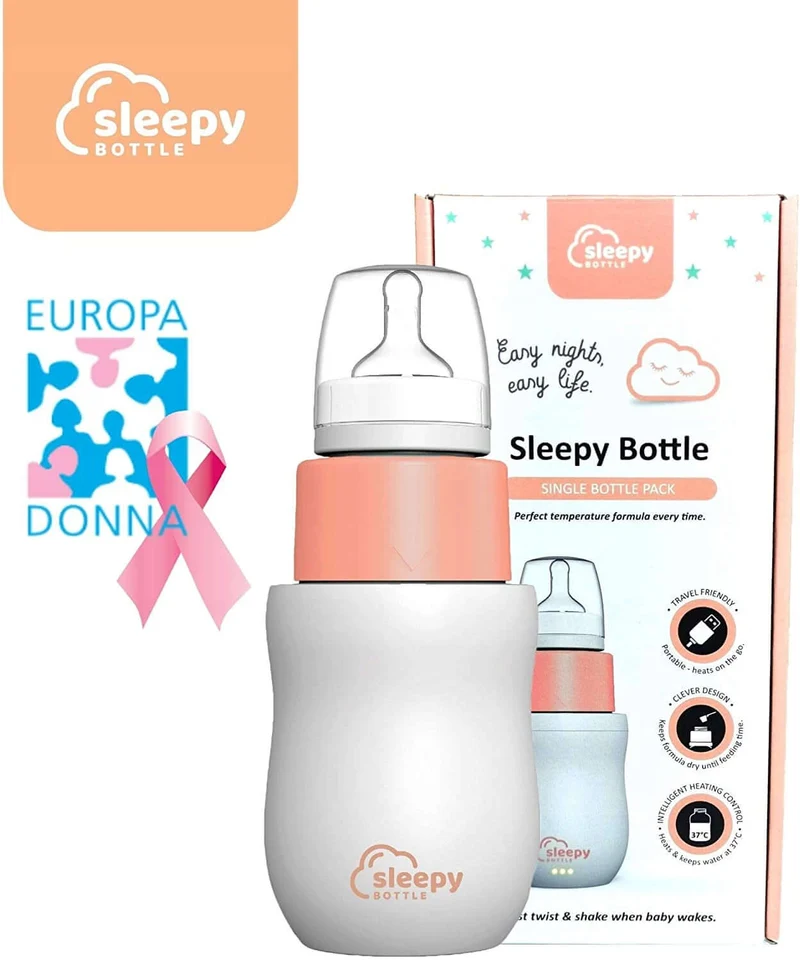 SLEEPY BOTTLE zestaw startowy podgrzewacz z butelk