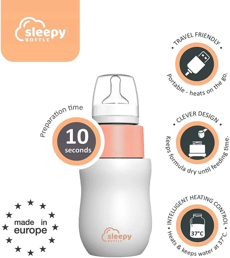 SLEEPY BOTTLE zestaw startowy podgrzewacz z butelk