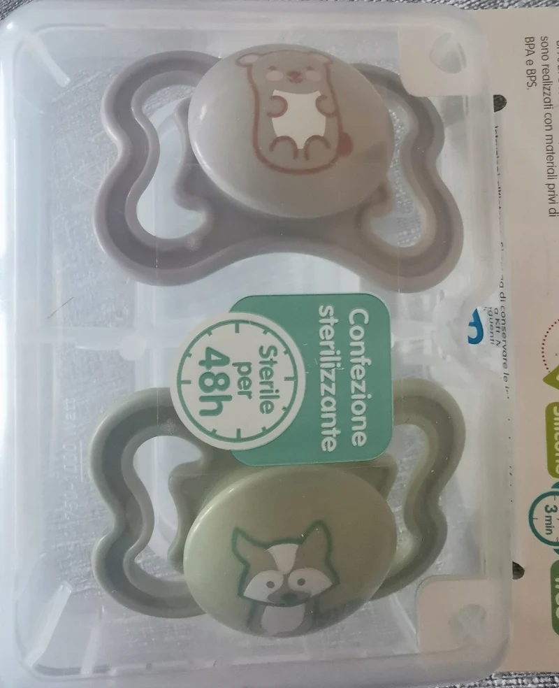 MAM AIR smoczek uspokajający x2 2-6msc + box