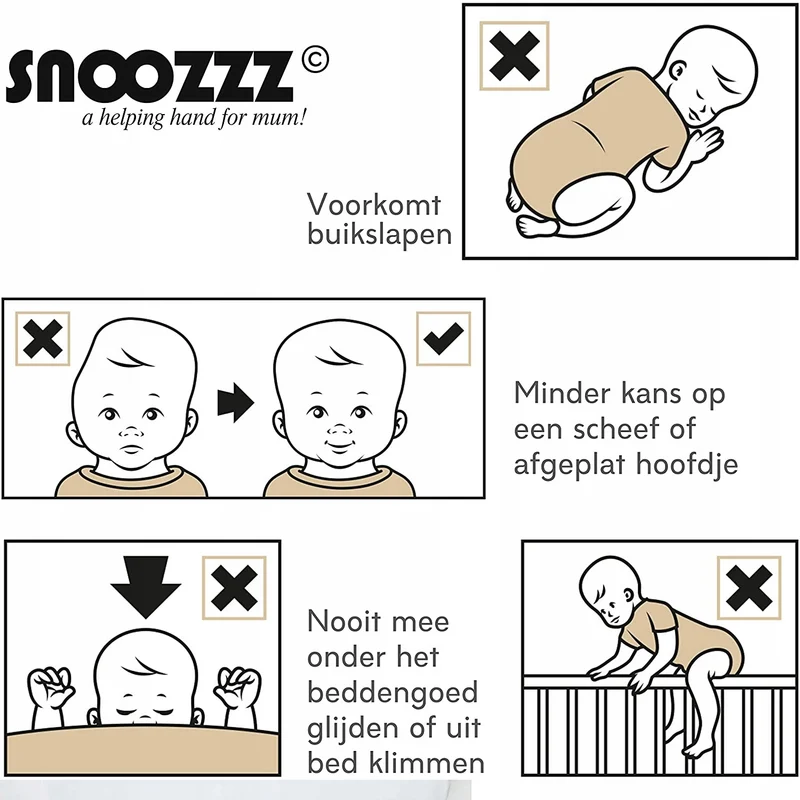 SNOOZZZ pozycjoner snu wspomaganie przy refluksie