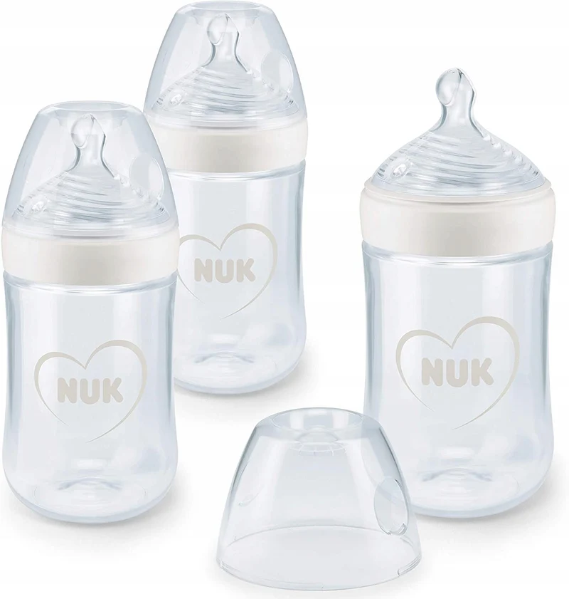 NUK Nature Sense zestaw butelek 3x, wiek 6-18 m