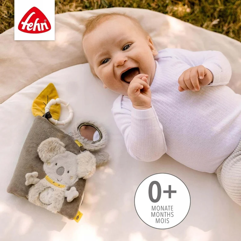 Fehn Australia książeczka sensoryczna z zawieszką