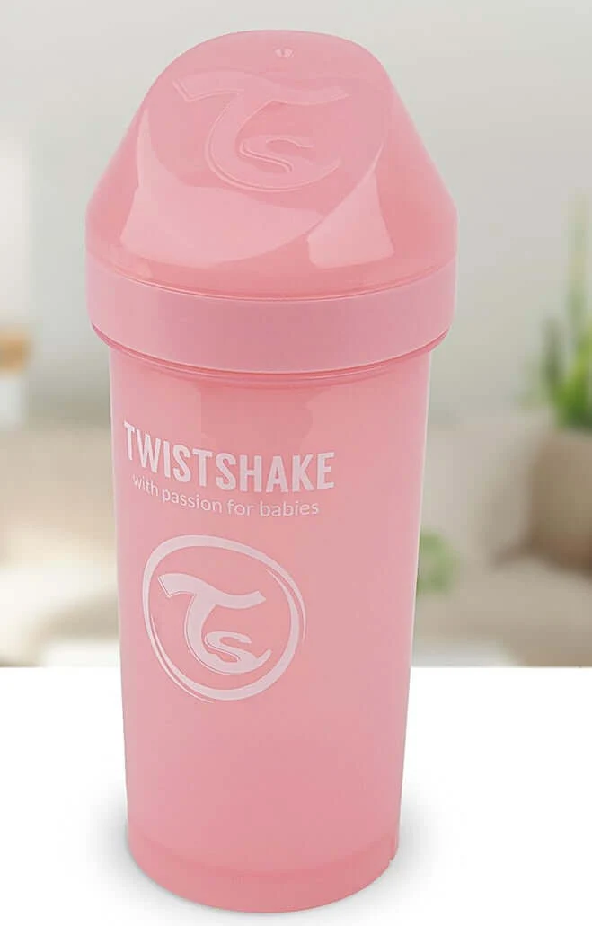TWISTSHAKE Kid Cup kubek niekapek z ustnikiem i blenderem 360 ml 12 m+