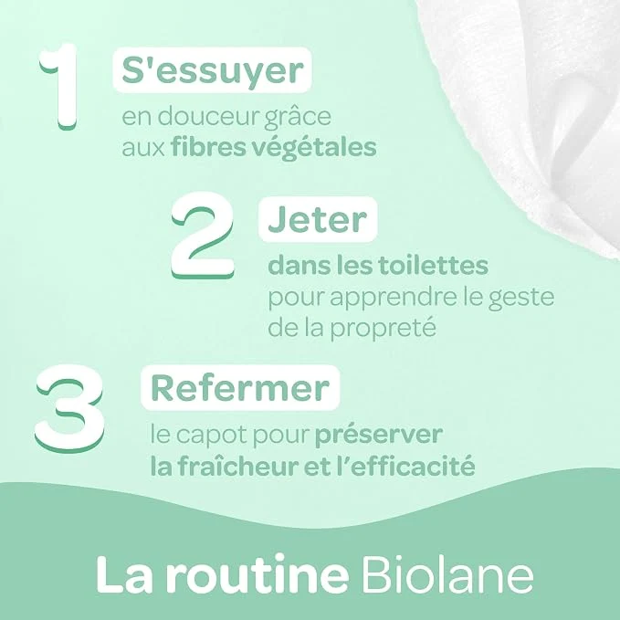 BIOLANE chusteczki do toalety 5x54 szt