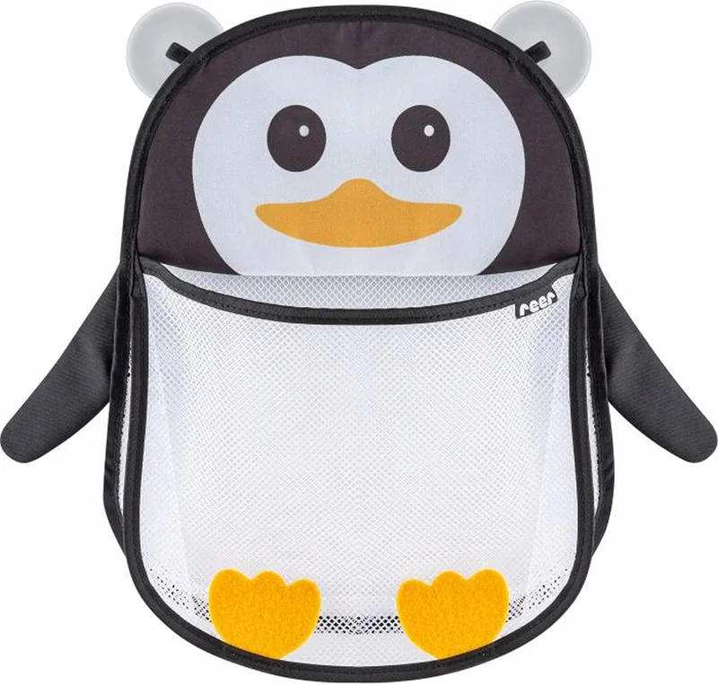 REER MyHappyPingu siatka organizer do kąpieli na przyssawki PINGWIN