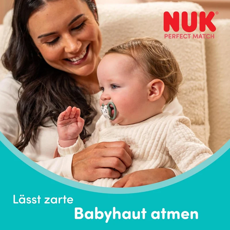 NUK Perfect Match Air smoczek uspokajający 0-6m x2