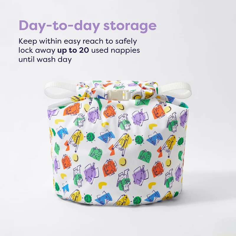 BAMBINO MIO duża torba na mokre pieluchy Wetbag