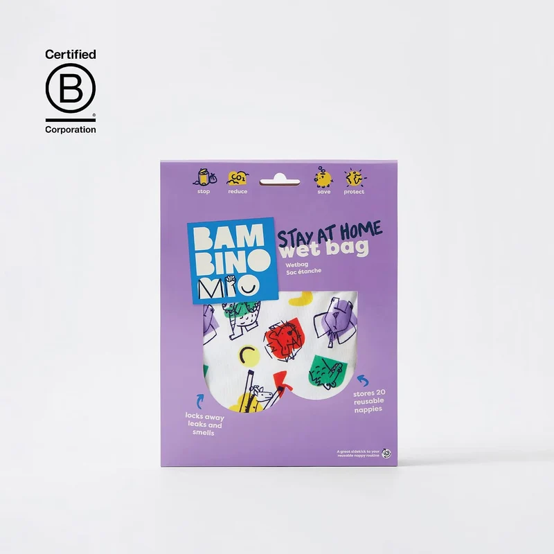 BAMBINO MIO duża torba na mokre pieluchy Wetbag