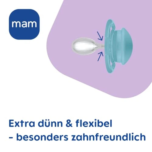 MAM Perfect smoczek uspokajający silikonowy 16m+ x2