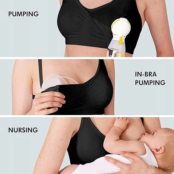 MEDELA biustonosz do karmienia i odciągania pokarmu 3w1 z wkładkami XL