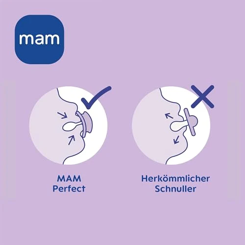 MAM Perfect Day & Night smoczek uspokajający silikonowy 0-6m x4 ŚWIECĄCE
