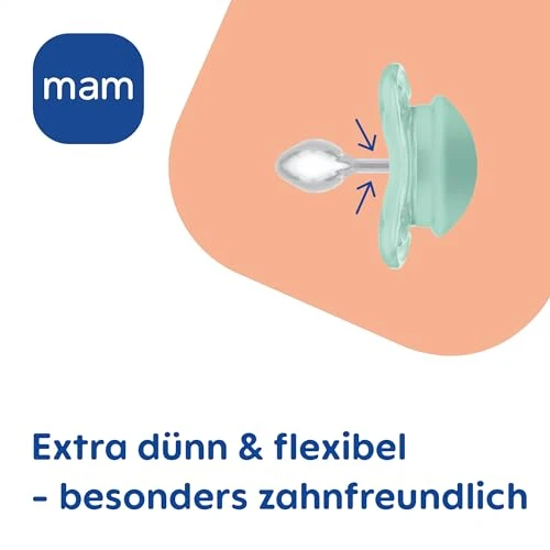 MAM Supreme Day&Night smoczek uspokajający silikonowy 0-6m x4 ŚWIECĄCE