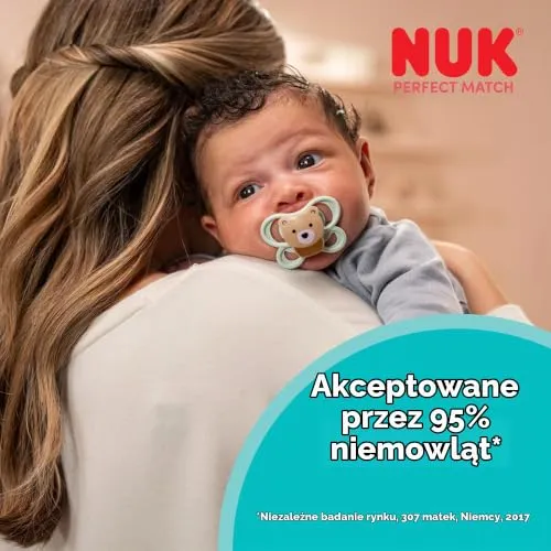 NUK Perfect Match Air smoczki uspokajające 0-6m x2