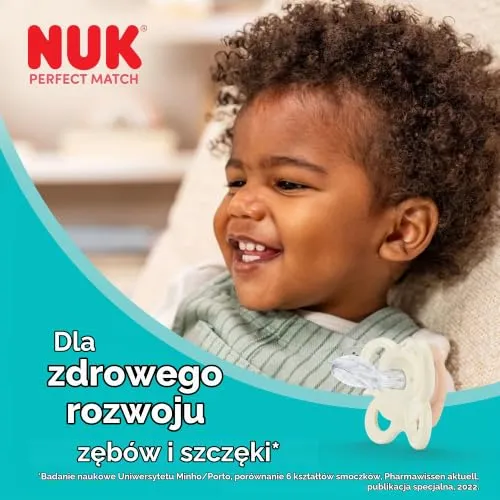 NUK Perfect Match Air smoczki uspokajające 0-6m x2