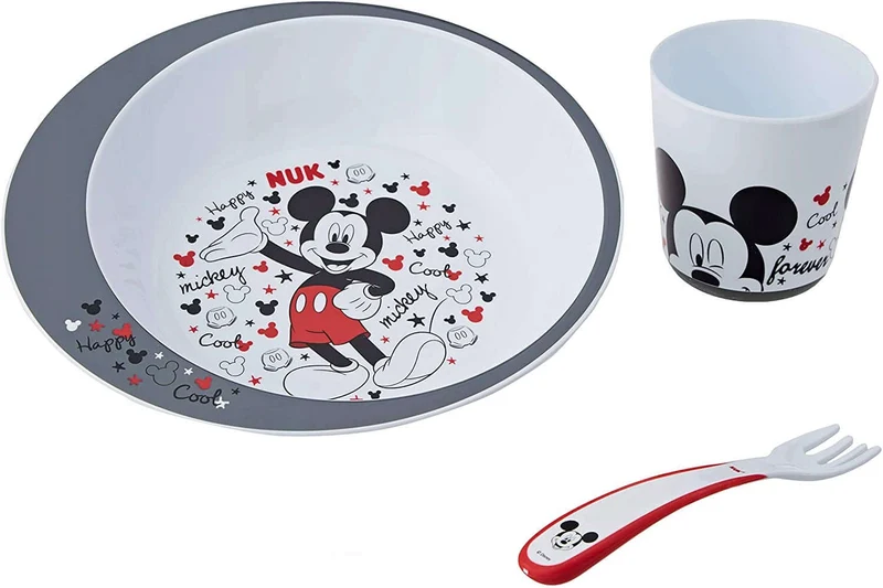 NUK Disney zestaw naczyń 3el. MYSZKA MICKEY