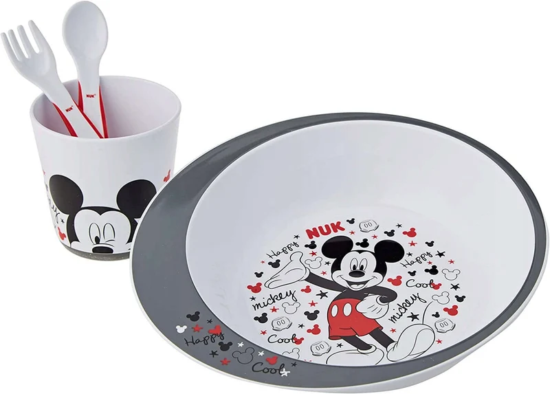 NUK Disney zestaw naczyń 3el. MYSZKA MICKEY