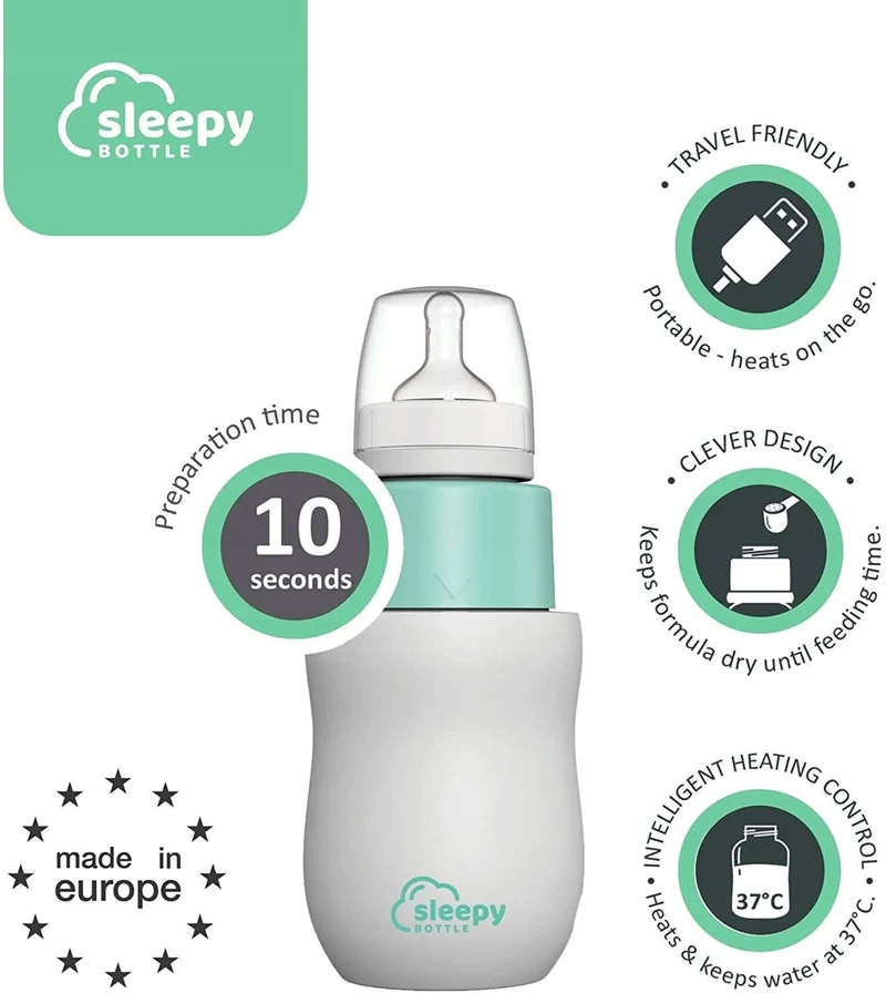SLEEPY BOTTLE zestaw startowy podgrzewacz z butel1