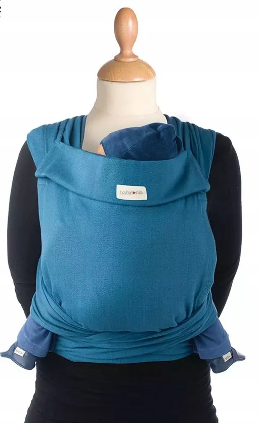 BABYLONYA nosidełko MEI TAI do 20kg CAMPANULA BLUE
