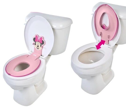 BRIGHT STARTS Flip & Sit nakładka na sedes 18 m+ 23 kg DISNEY MINNIE