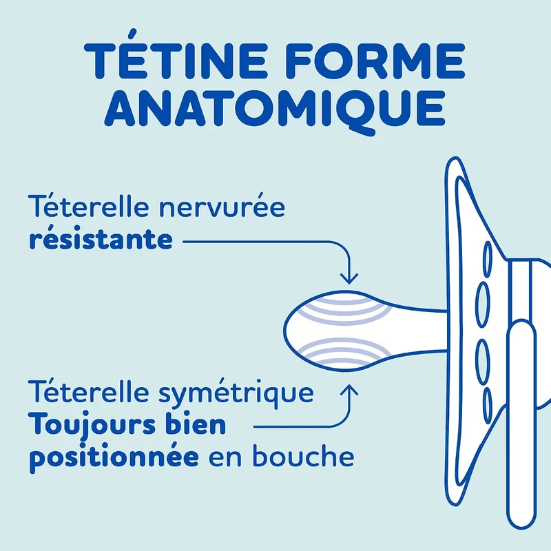 DODIE smoczek uspokajający anatomiczne 18m+ Bébé Ours x3