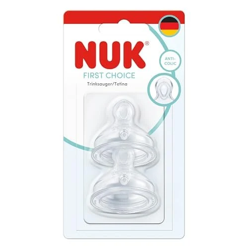 NUK First Choice smoczki do butelek XL 2 szt. 6+