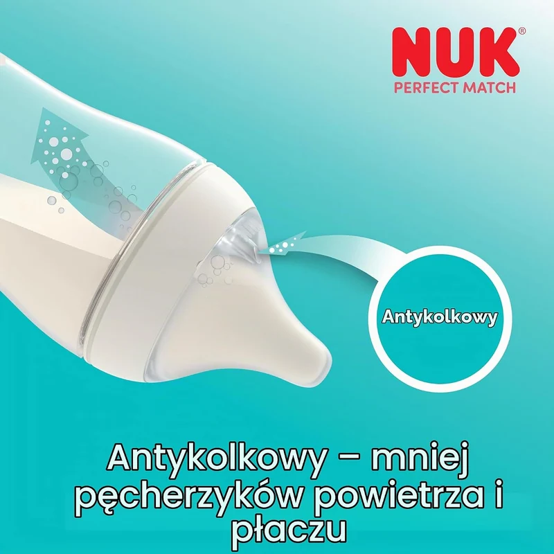 NUK Perfect Match butelka antykolkowa 150 ml od 0 mies. Owieczki