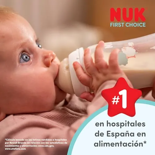 NUK First Choice smoczki do butelek M 2 szt. 3+