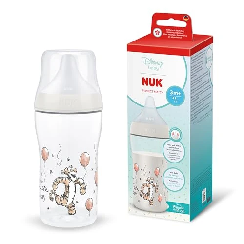 NUK Perfect Match butelka antykolkowa 260 ml 3m+ Disney Tygrysek