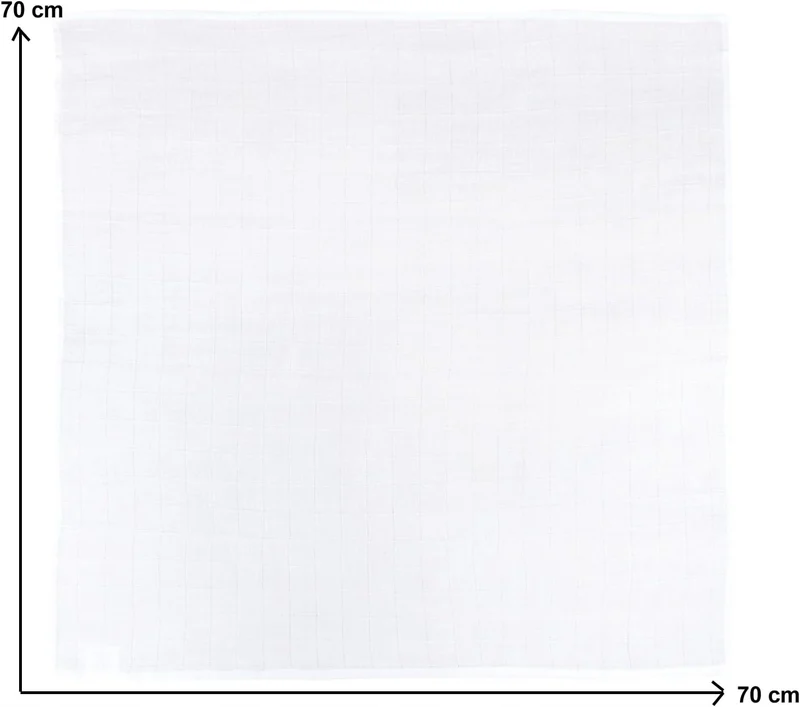 NATUREMARK pieluchy muślinowe 70cm x 70cm x9szt