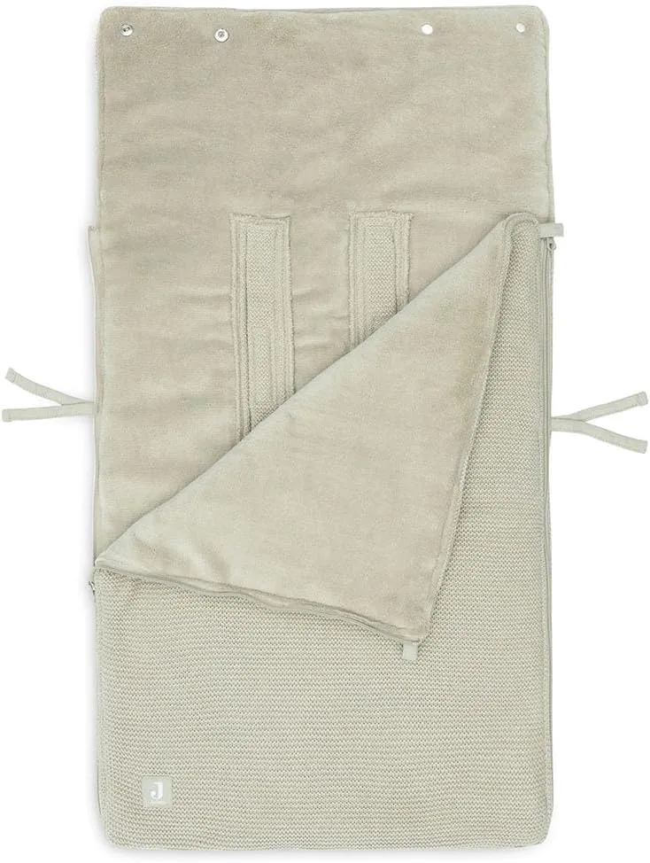Jollein Basic Knit śpiworek do wózka oliwkowy