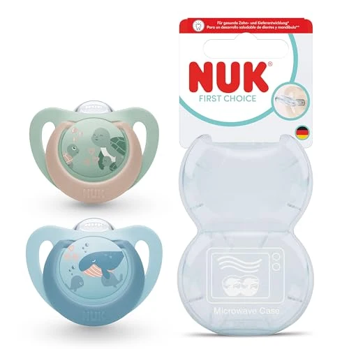 NUK First Choice smoczek uspokajający silikonowy x2 6-18m