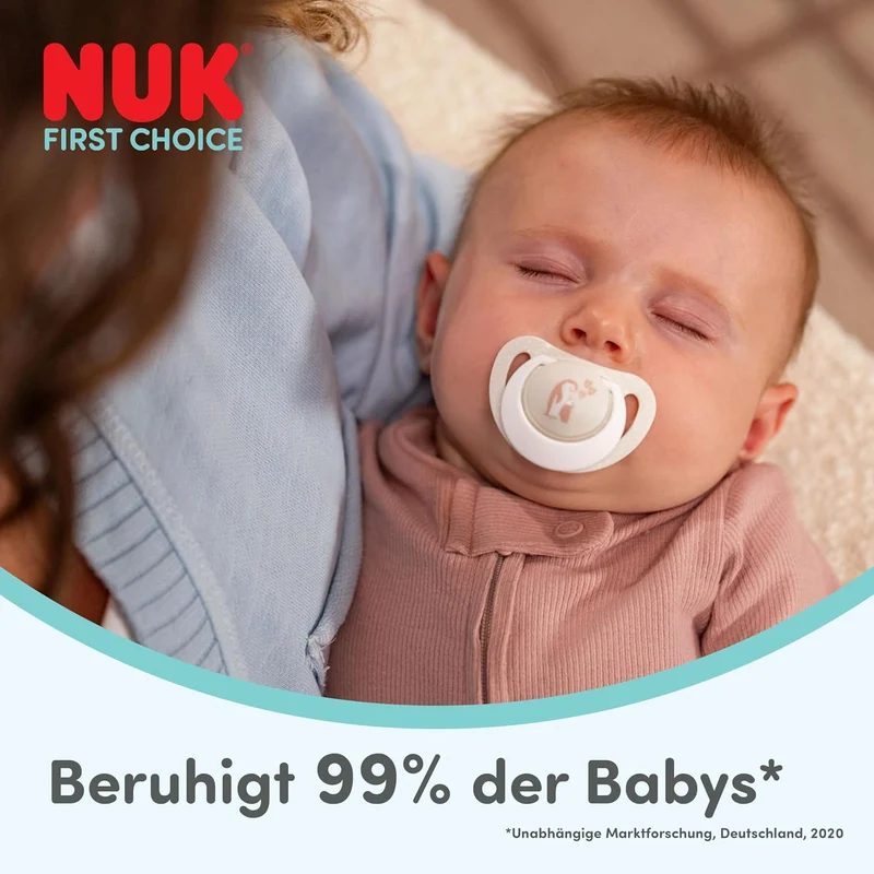 NUK First Choice smoczek uspokajający silikonowy x2 0-6m