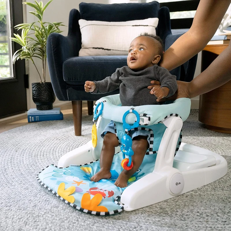 Baby Einstein Sea of Support siedzisko 2w1 z wyjmowaną półką 4m+