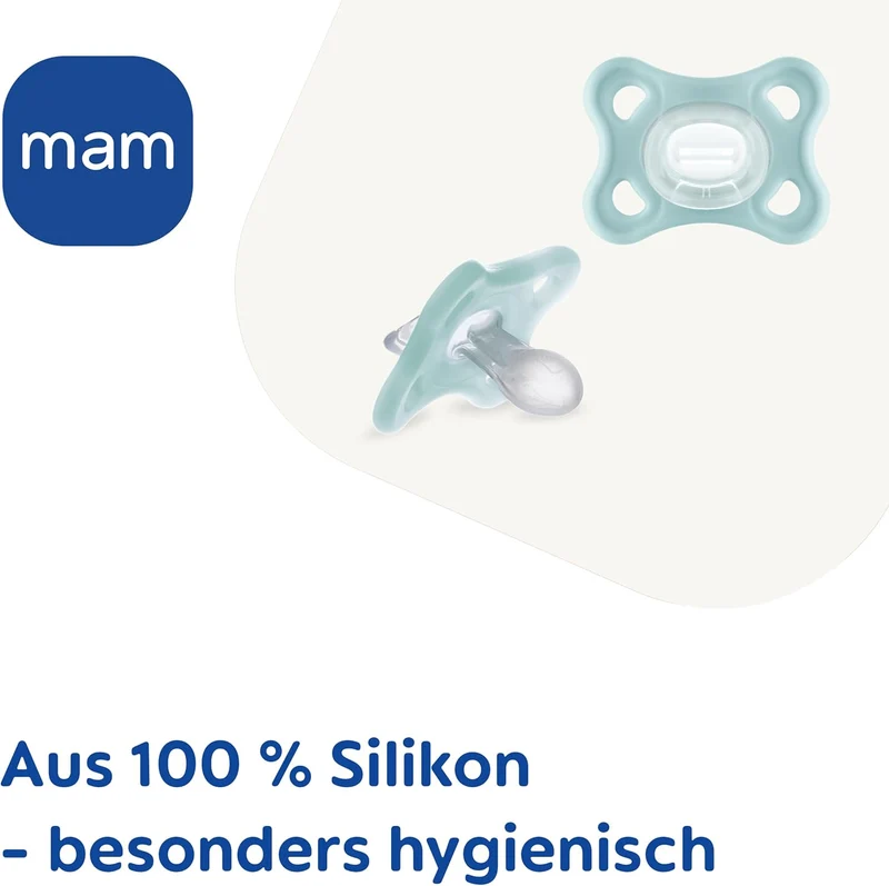 MAM Comfort smoczek uspokajający silikonowy x2 3-12m