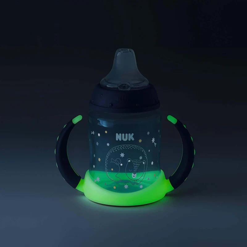 NUK Learner Cup KUBEK 150 ml wskaźnik temperatury ŚWIECI W CIEMNOŚCI