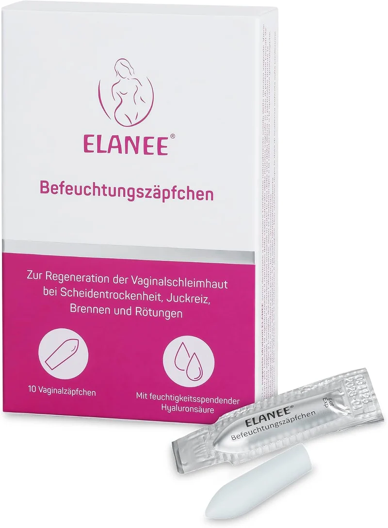 ELANEE nawilżające globulki dopochwowe bez hormonów x10