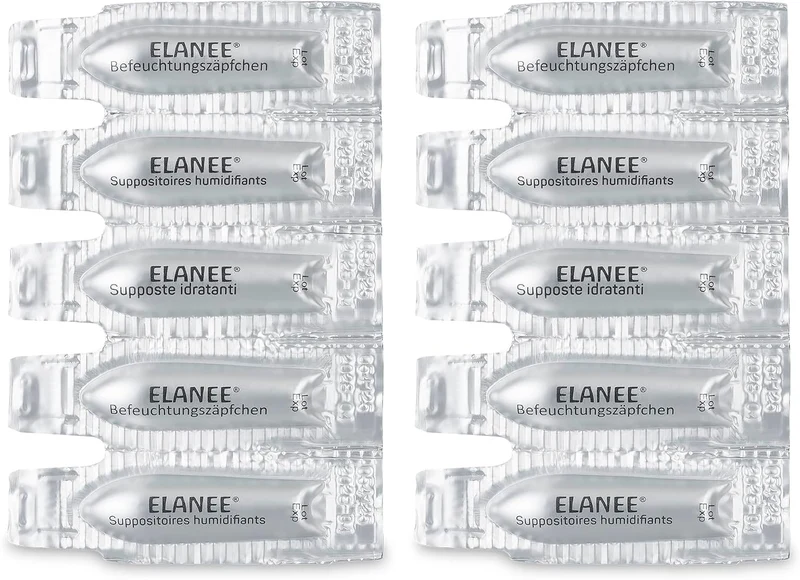 ELANEE nawilżające globulki dopochwowe bez hormonów x10