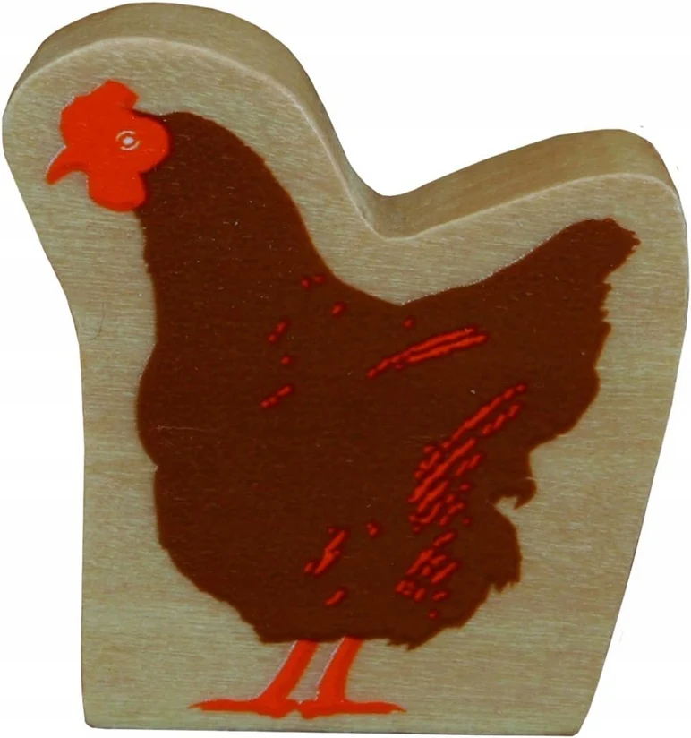 ROBA drewniana zagroda i 6 zwierząt FARMA 30,5 x 37 x 31,5 cm