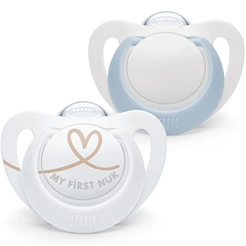 NUK Star smoczki uspokajające 2 szt. 0-2 mies. niebieskie