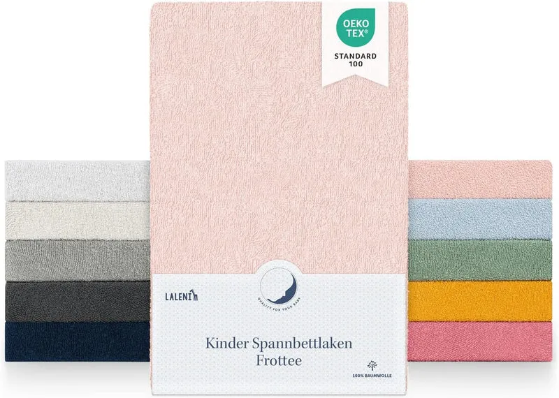 Laleni prześcieradła frotte 40x90 cm 2 szt.