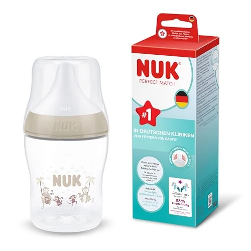 NUK Perfect Match butelka antykolkowa 150 ml od 0 mies. Małpka