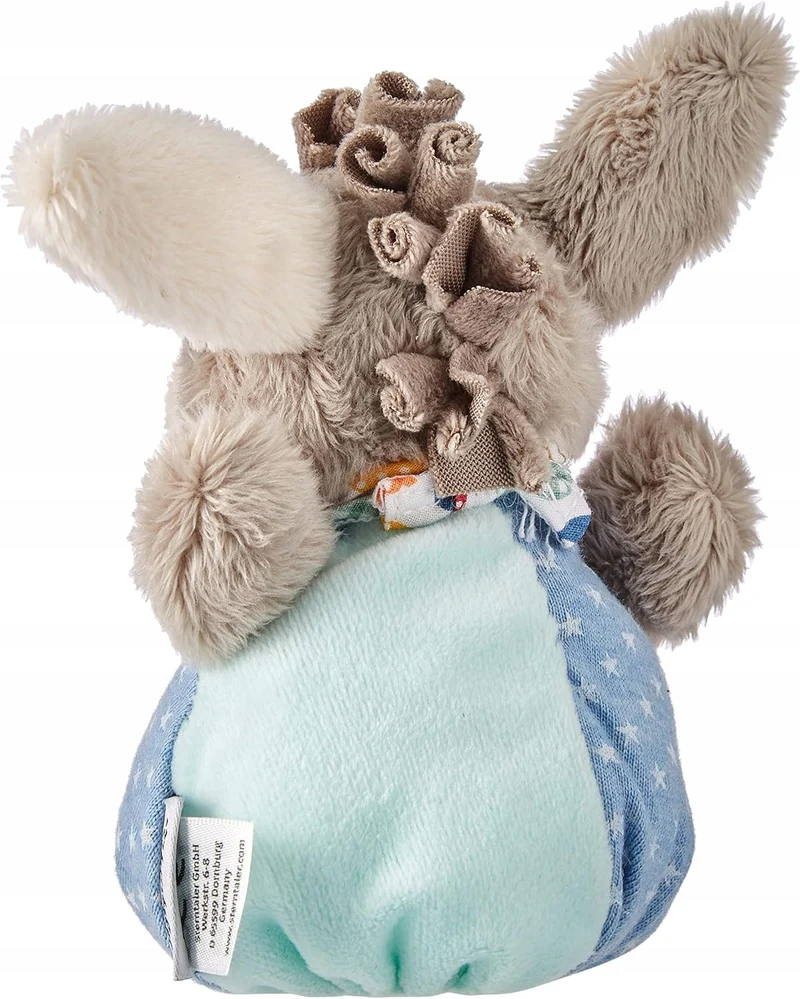 STERNTALER osiołek Emmi przytulanka z grzechotką 13 cm "N