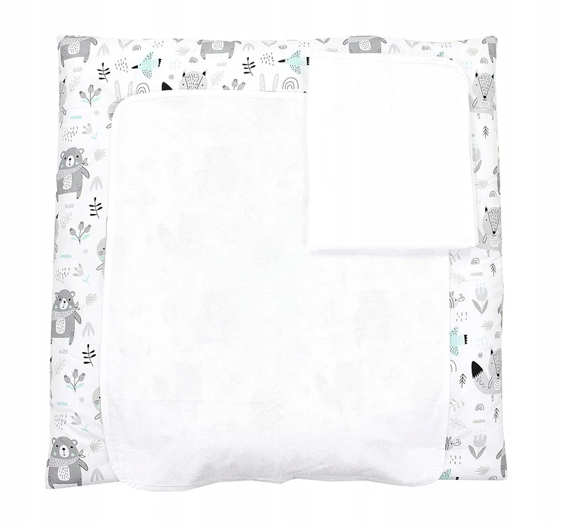 TUPTAM miękki przewijak z pokrowcami x2 75x50 cm