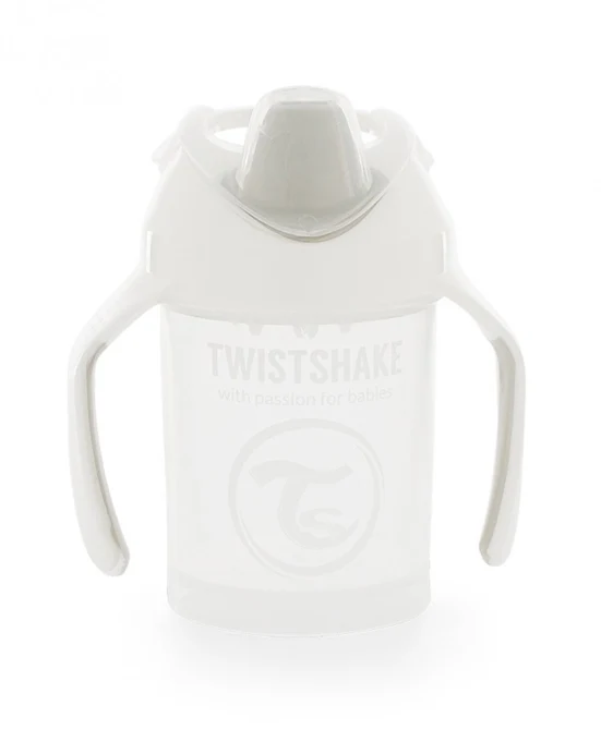 TWISTSHAKE Mini Cup kubek niekapek z ustnikiem i blenderem 230 ml 4 m+