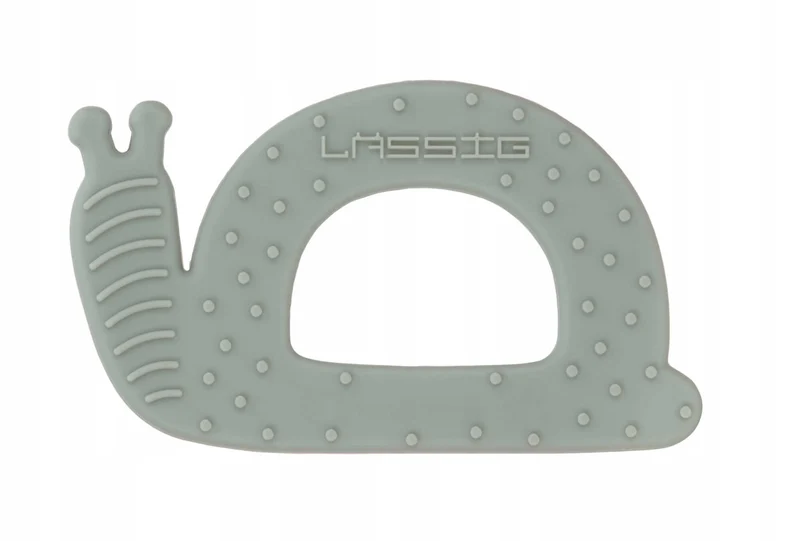 LASSIG silikonowy gryzak 6 x 11 cm ŚLIMAK